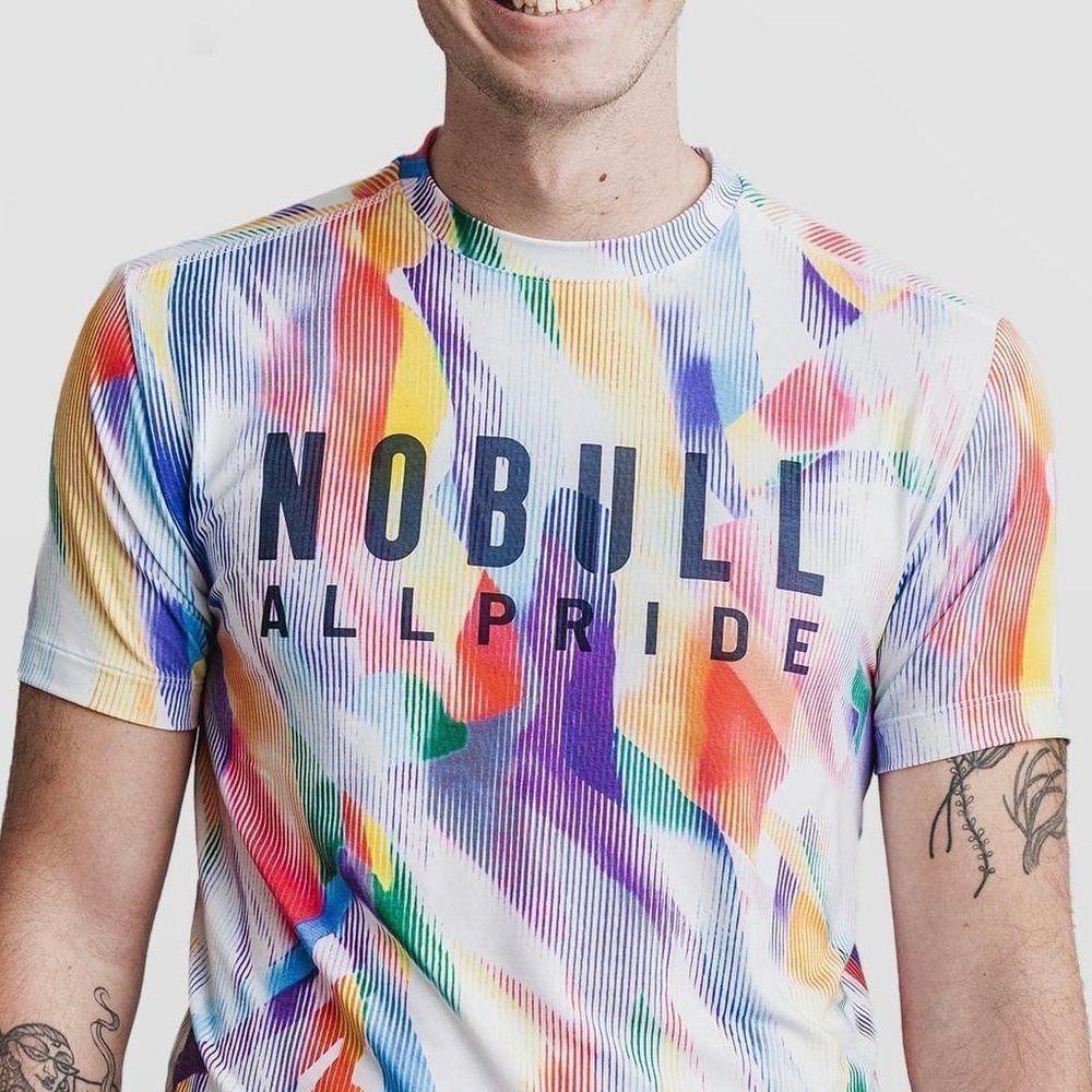 NWT NOBULL Men’s Pride Moves 🏳️‍🌈 All Pride Tee - Small *LIMITED EDITION*
